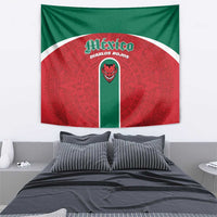 Baseball Mexico Diablos Rojos Tapestry Red Devils Aztec Pattern