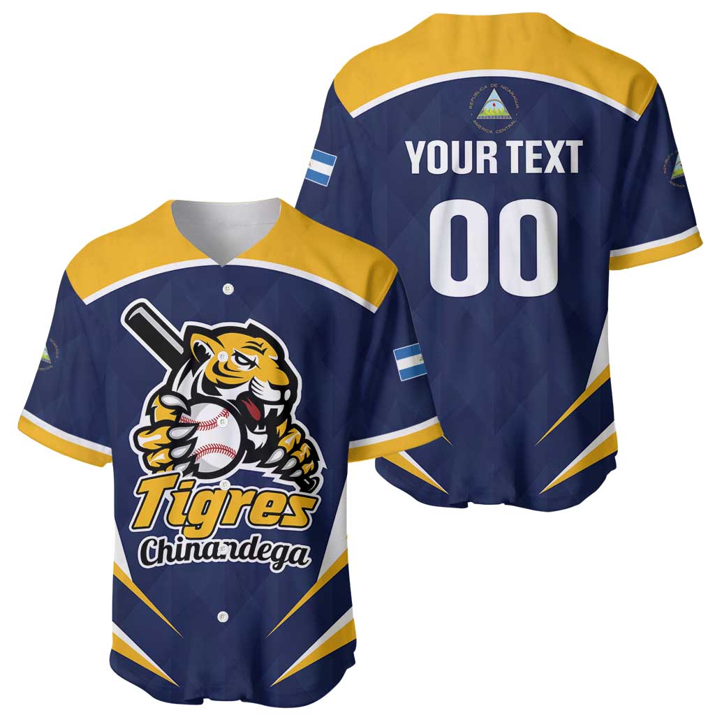 Custom Baseball Tigres Chinandega Baseball Jersey Go Nicaragua Boys