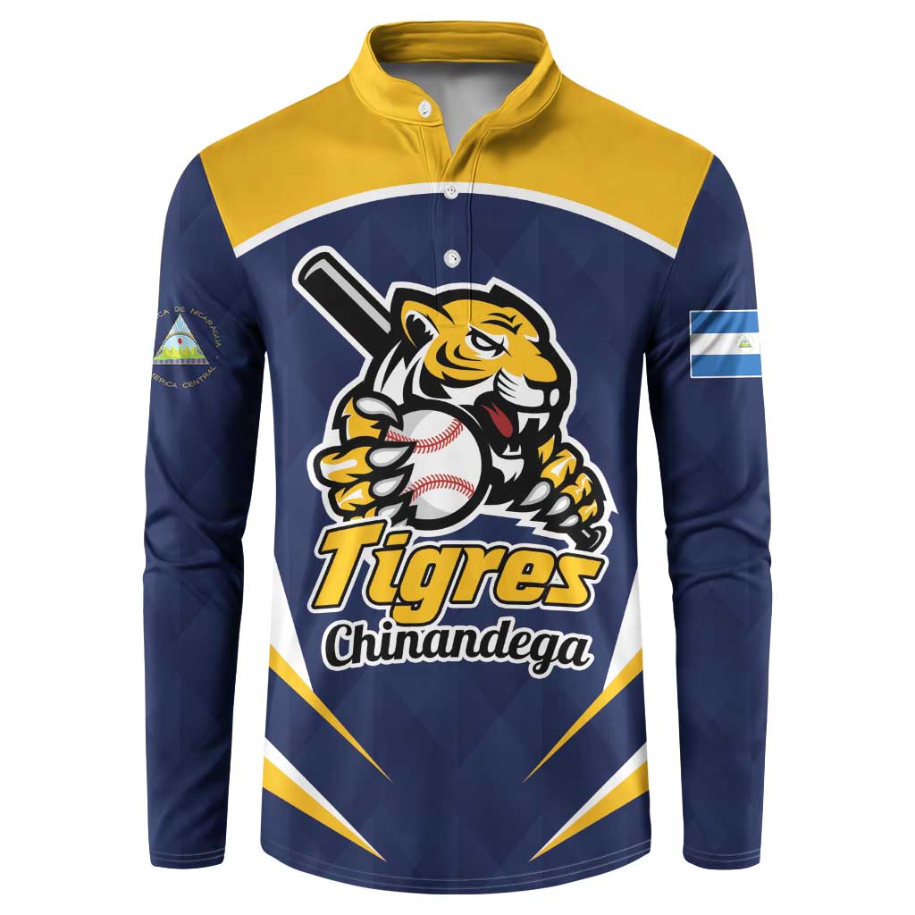 Custom Baseball Tigres Chinandega Button Sweatshirt Go Nicaragua Boys