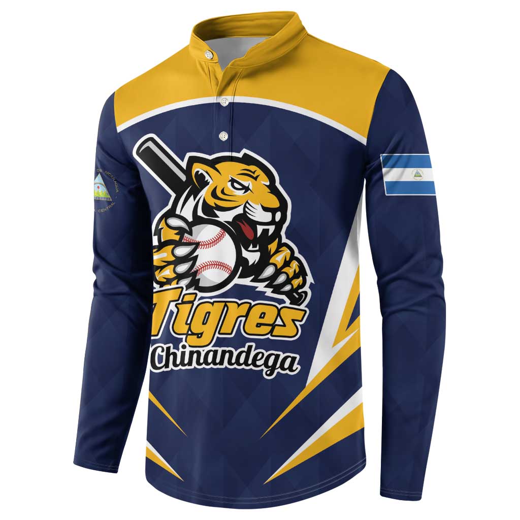 Custom Baseball Tigres Chinandega Button Sweatshirt Go Nicaragua Boys