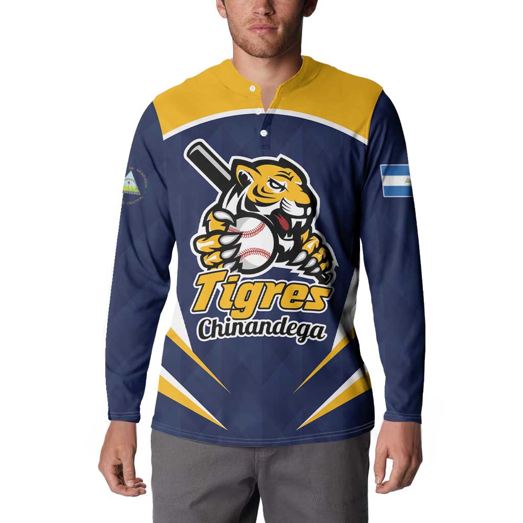 Custom Baseball Tigres Chinandega Button Sweatshirt Go Nicaragua Boys