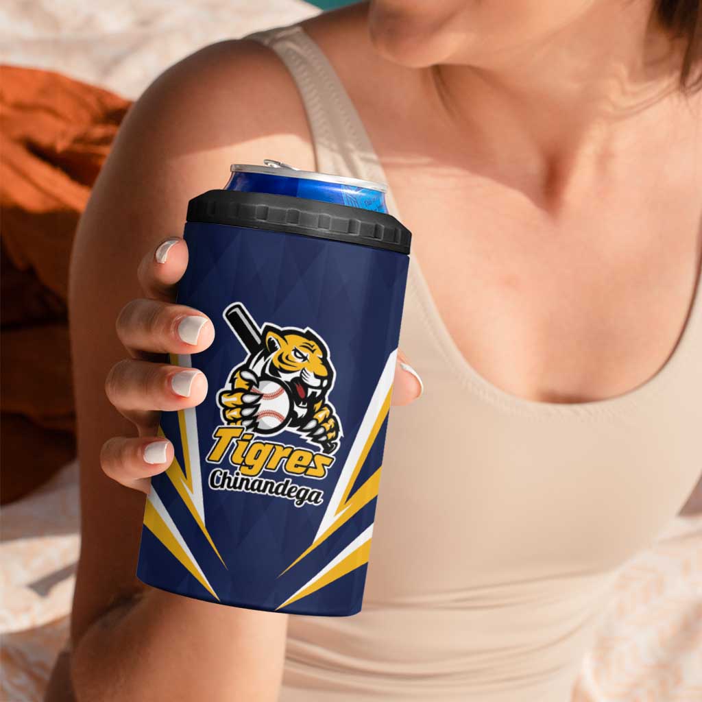 Custom Baseball Tigres Chinandega 4 in 1 Can Cooler Tumbler Go Nicaragua Boys