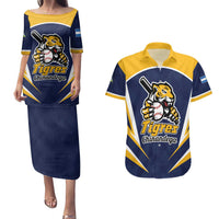 Custom Baseball Tigres Chinandega Couples Matching Puletasi and Hawaiian Shirt Go Nicaragua Boys