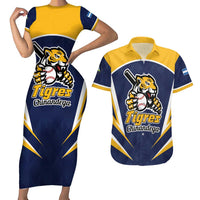 Custom Baseball Tigres Chinandega Couples Matching Short Sleeve Bodycon Dress and Hawaiian Shirt Go Nicaragua Boys