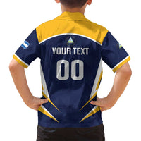 Custom Baseball Tigres Chinandega Family Matching Long Sleeve Bodycon Dress and Hawaiian Shirt Go Nicaragua Boys