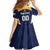 Custom Baseball Tigres Chinandega Family Matching Off The Shoulder Long Sleeve Dress and Hawaiian Shirt Go Nicaragua Boys