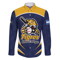 Custom Baseball Tigres Chinandega Family Matching Off The Shoulder Long Sleeve Dress and Hawaiian Shirt Go Nicaragua Boys
