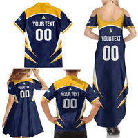 Custom Baseball Tigres Chinandega Family Matching Summer Maxi Dress and Hawaiian Shirt Go Nicaragua Boys