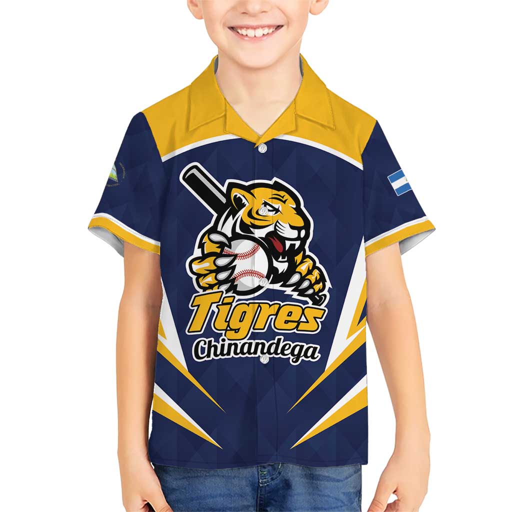 Custom Baseball Tigres Chinandega Hawaiian Shirt Go Nicaragua Boys