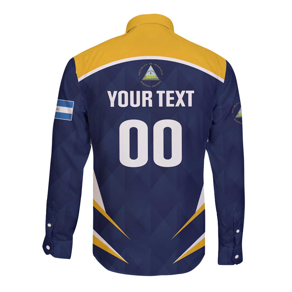Custom Baseball Tigres Chinandega Long Sleeve Button Shirt Go Nicaragua Boys