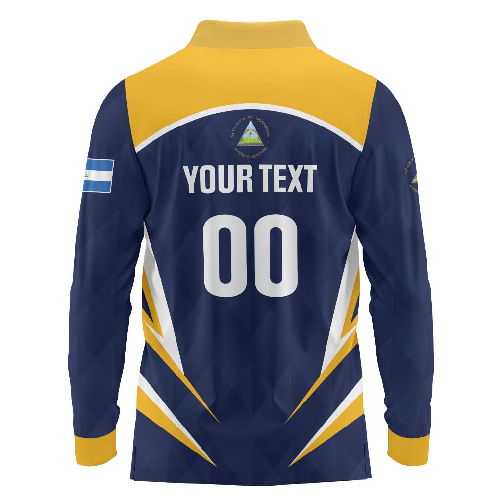 Custom Baseball Tigres Chinandega Long Sleeve Polo Shirt Go Nicaragua Boys