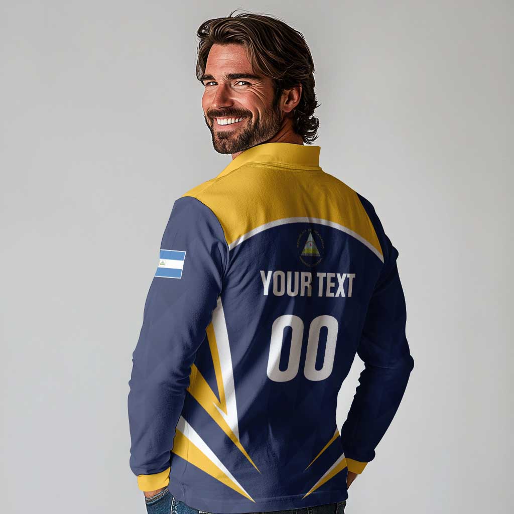 Custom Baseball Tigres Chinandega Long Sleeve Polo Shirt Go Nicaragua Boys
