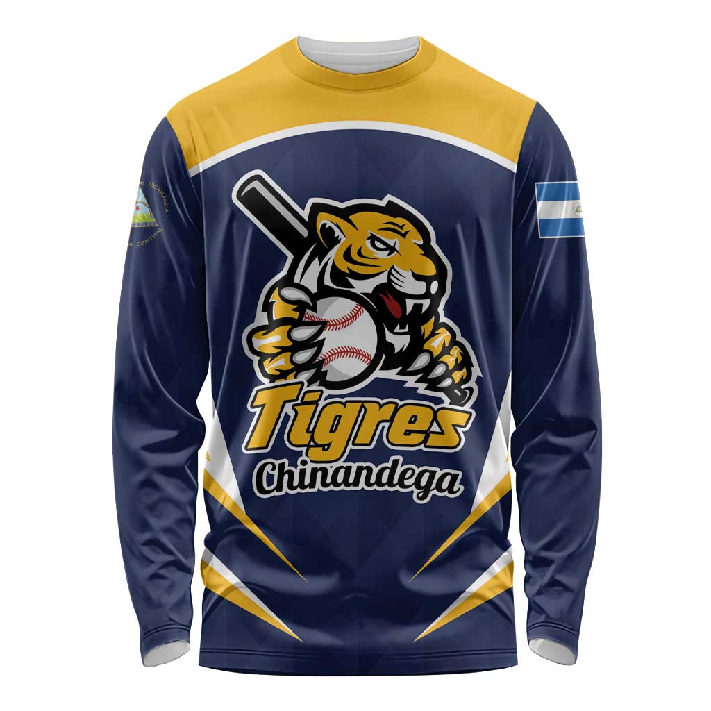 Custom Baseball Tigres Chinandega Long Sleeve Shirt Go Nicaragua Boys