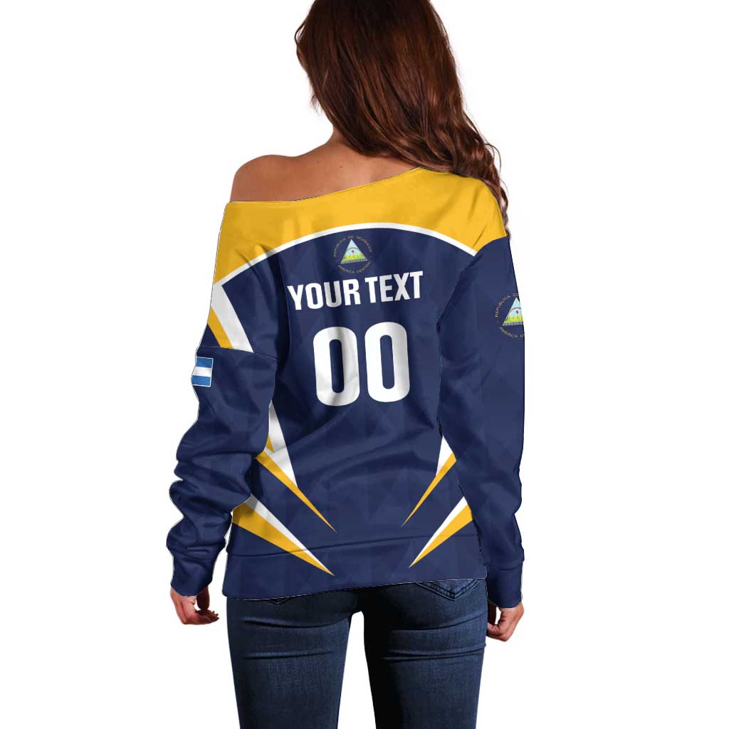 Custom Baseball Tigres Chinandega Off Shoulder Sweater Go Nicaragua Boys