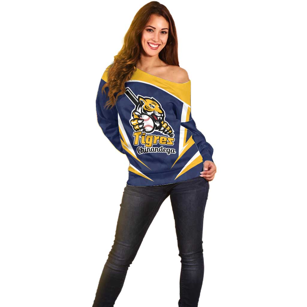 Custom Baseball Tigres Chinandega Off Shoulder Sweater Go Nicaragua Boys