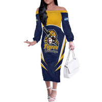 Custom Baseball Tigres Chinandega Off The Shoulder Long Sleeve Dress Go Nicaragua Boys