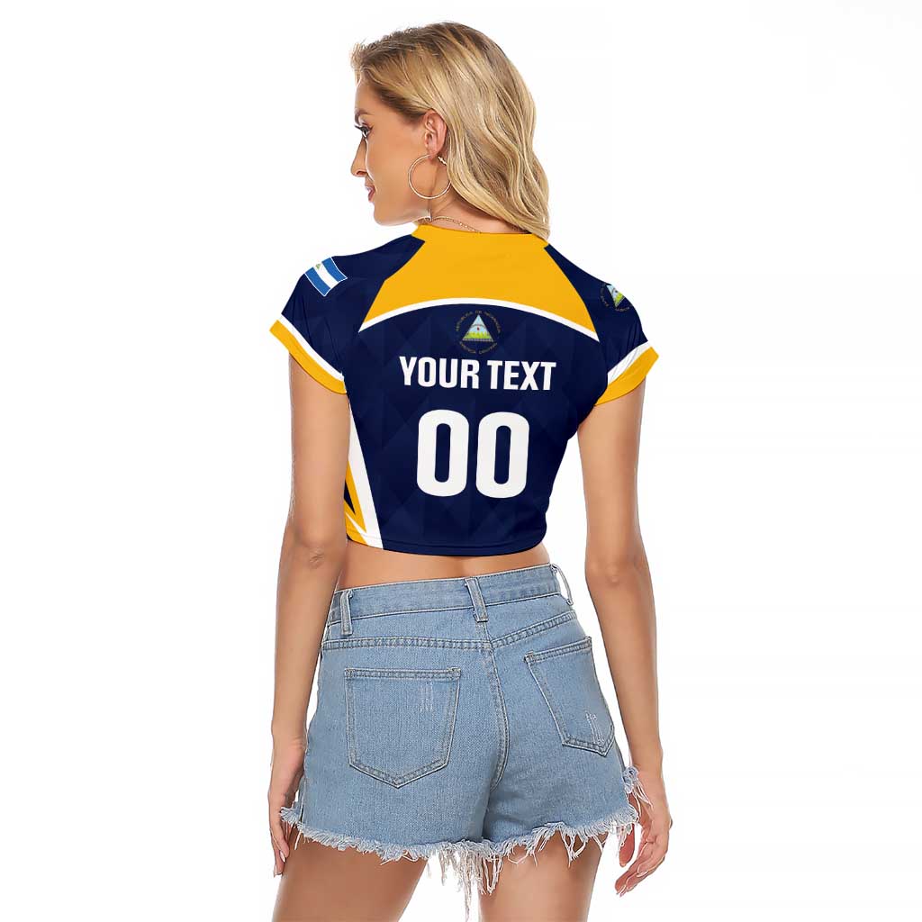 Custom Baseball Tigres Chinandega Raglan Cropped T Shirt Go Nicaragua Boys