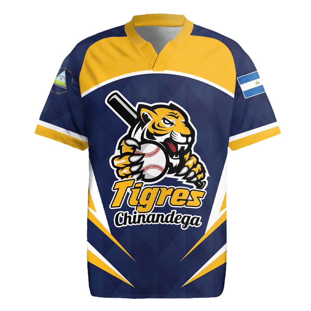 Custom Baseball Tigres Chinandega Rugby Jersey Go Nicaragua Boys