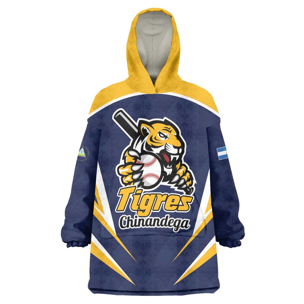 Custom Baseball Tigres Chinandega Wearable Blanket Hoodie Go Nicaragua Boys