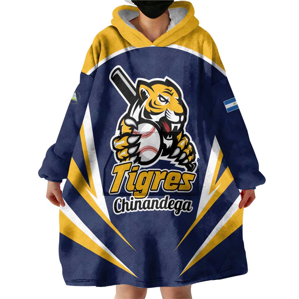 Custom Baseball Tigres Chinandega Wearable Blanket Hoodie Go Nicaragua Boys