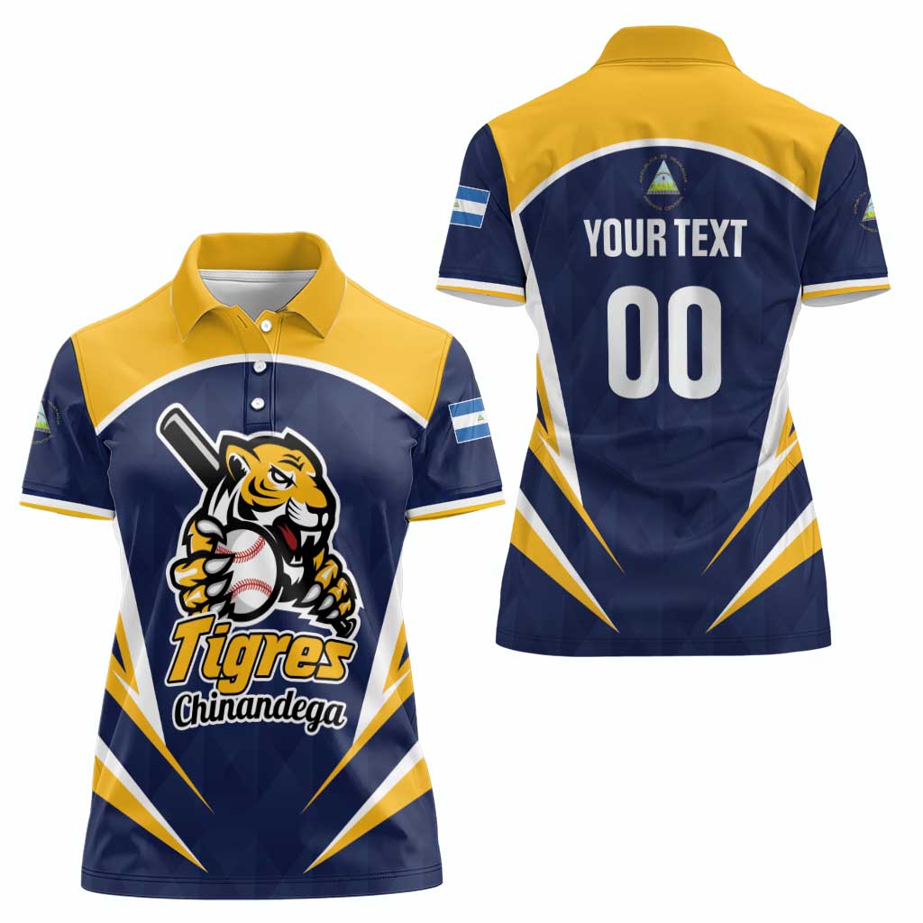 Custom Baseball Tigres Chinandega Women Polo Shirt Go Nicaragua Boys