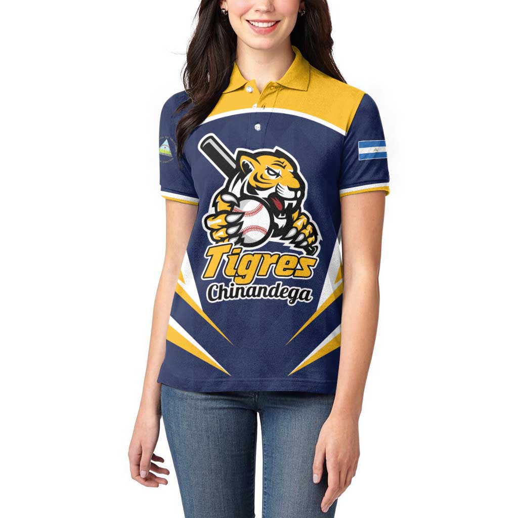 Custom Baseball Tigres Chinandega Women Polo Shirt Go Nicaragua Boys