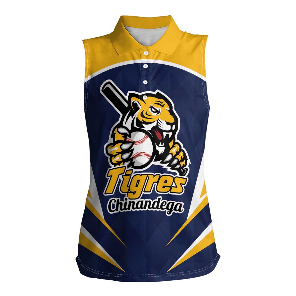 Custom Baseball Tigres Chinandega Women Sleeveless Polo Shirt Go Nicaragua Boys