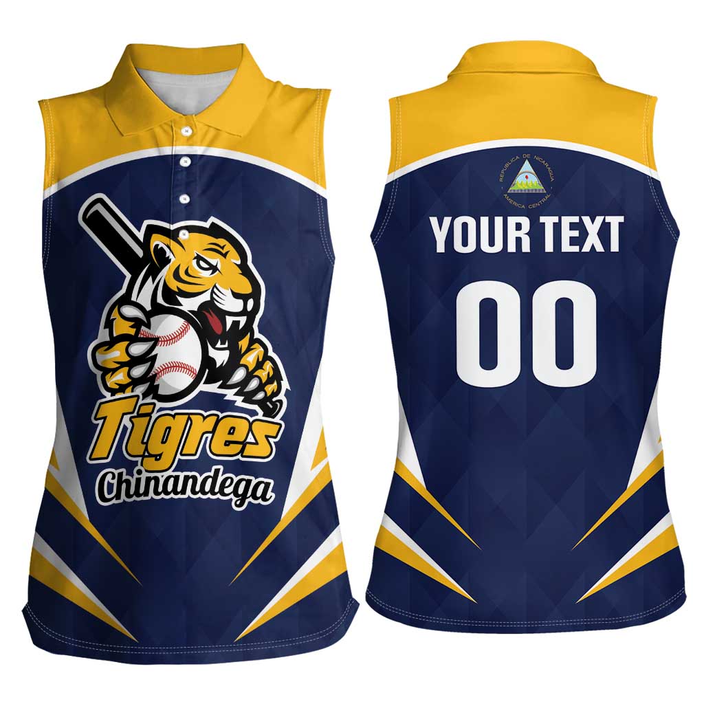 Custom Baseball Tigres Chinandega Women Sleeveless Polo Shirt Go Nicaragua Boys