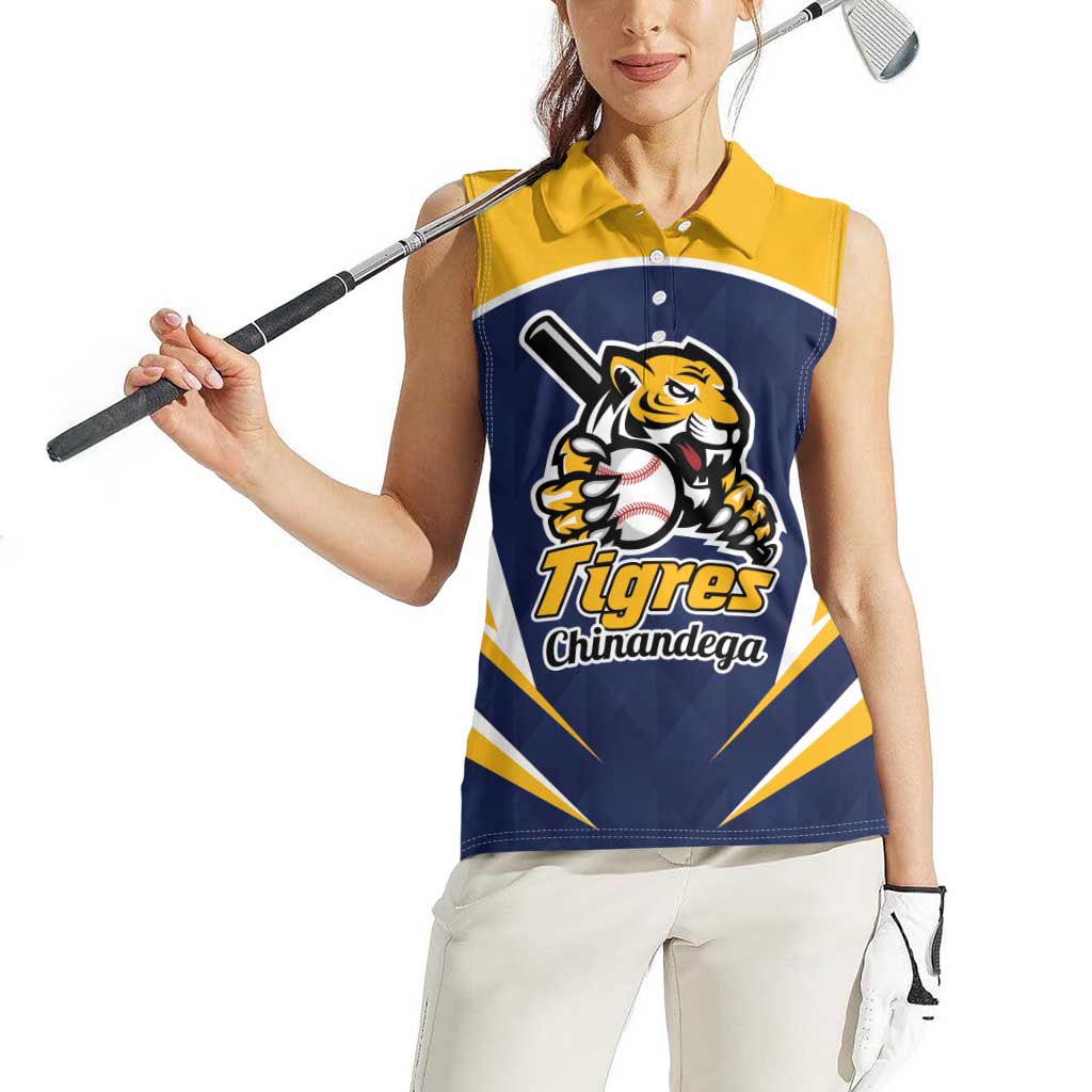 Custom Baseball Tigres Chinandega Women Sleeveless Polo Shirt Go Nicaragua Boys
