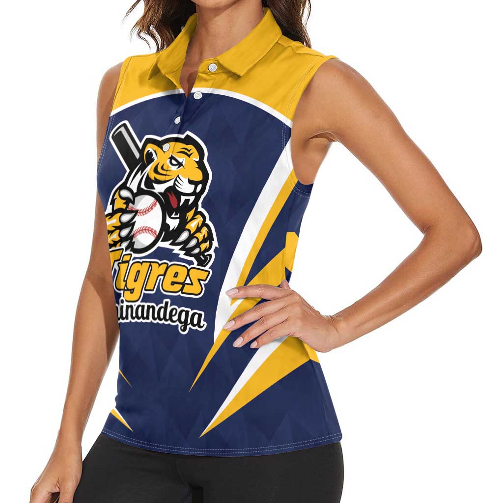 Custom Baseball Tigres Chinandega Women Sleeveless Polo Shirt Go Nicaragua Boys