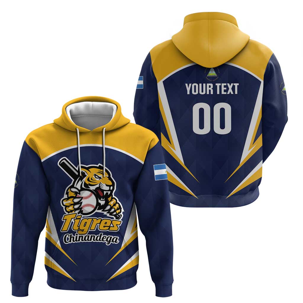 Custom Baseball Tigres Chinandega Zip Hoodie Go Nicaragua Boys