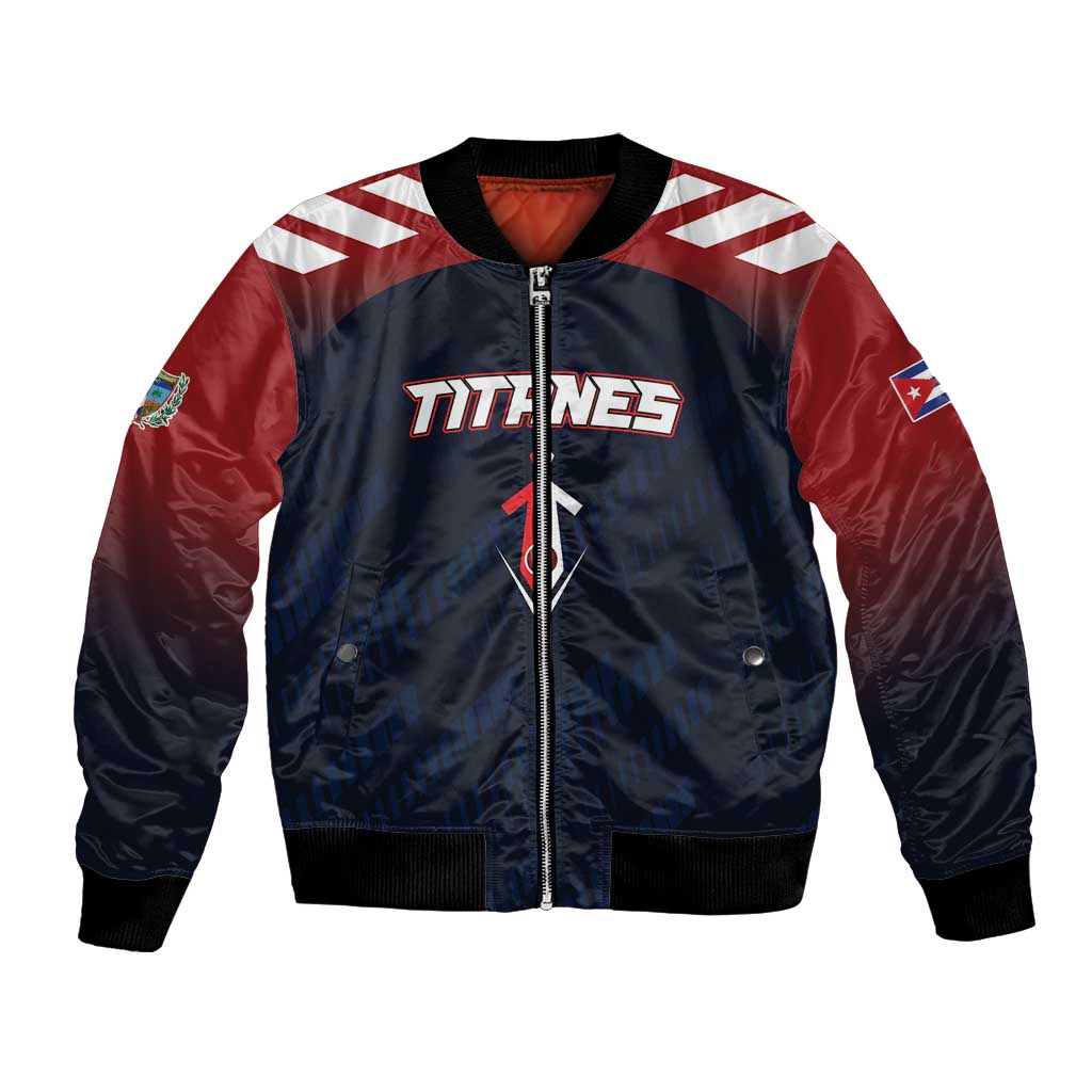 Custom Baseball Titanes Florida Bomber Jacket Puerto Rico Boys Come On