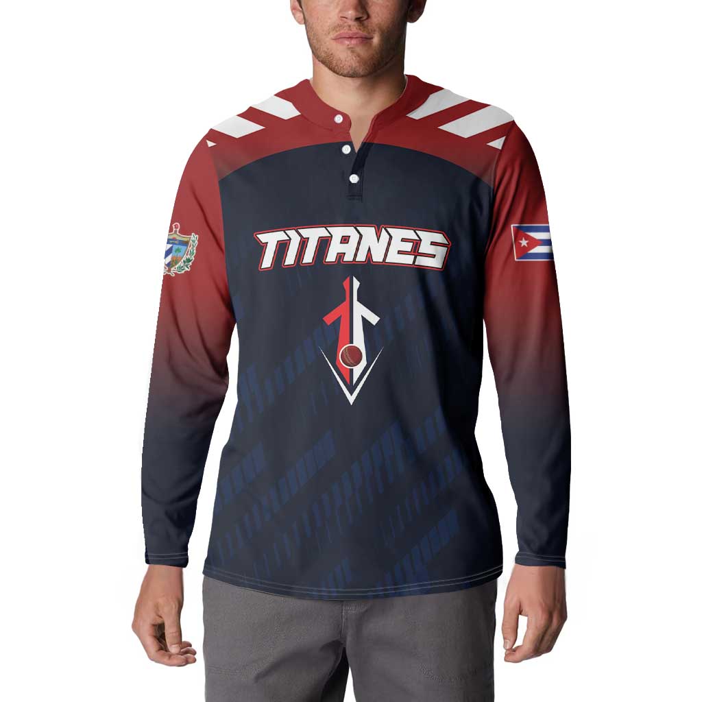 Custom Baseball Titanes Florida Button Sweatshirt Puerto Rico Boys Come On