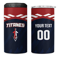 Custom Baseball Titanes Florida 4 in 1 Can Cooler Tumbler Puerto Rico Boys Come On