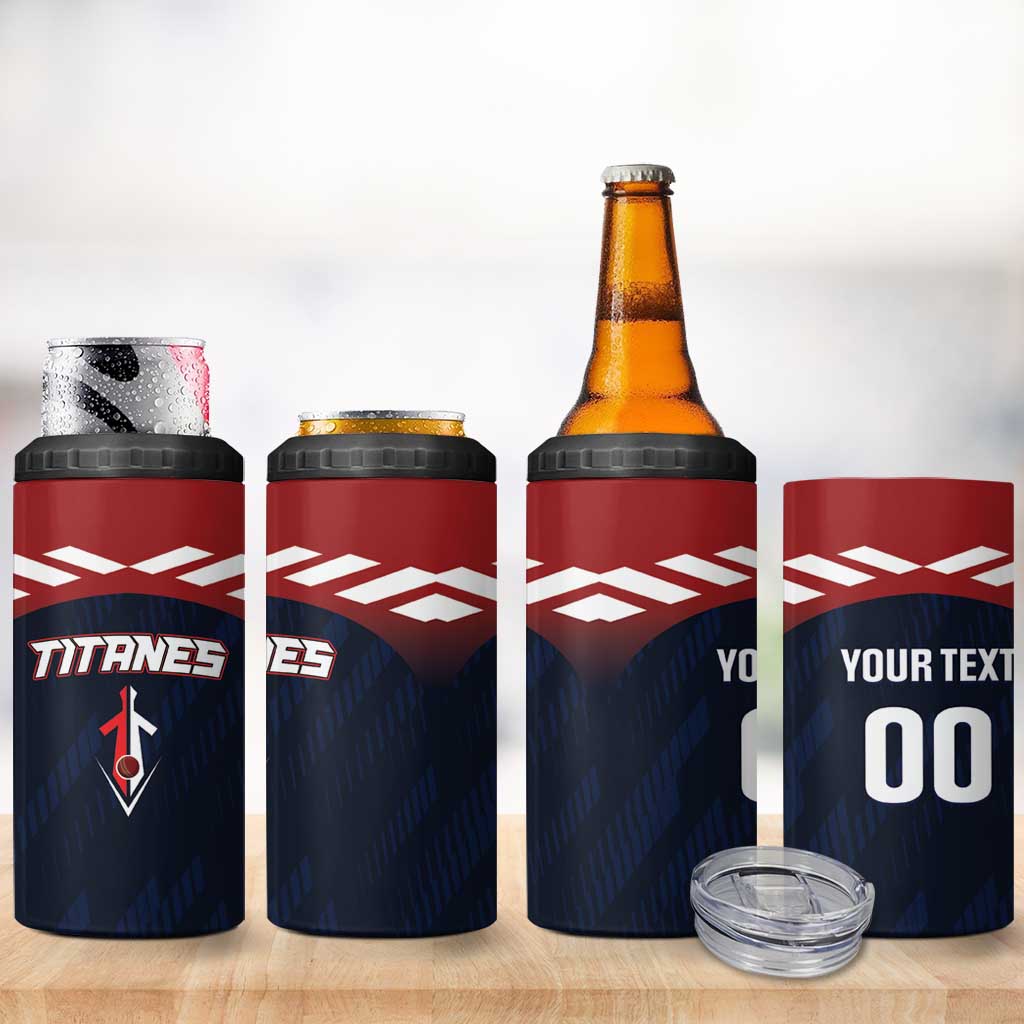 Custom Baseball Titanes Florida 4 in 1 Can Cooler Tumbler Puerto Rico Boys Come On