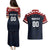 Custom Baseball Titanes Florida Couples Matching Puletasi and Hawaiian Shirt Puerto Rico Boys Come On