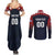 Custom Baseball Titanes Florida Couples Matching Summer Maxi Dress and Long Sleeve Button Shirt Puerto Rico Boys Come On