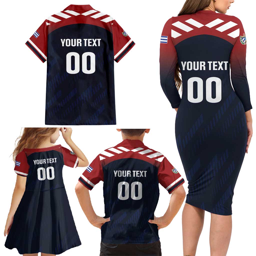 Custom Baseball Titanes Florida Family Matching Long Sleeve Bodycon Dress and Hawaiian Shirt Puerto Rico Boys Come On
