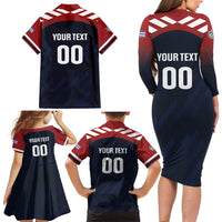 Custom Baseball Titanes Florida Family Matching Long Sleeve Bodycon Dress and Hawaiian Shirt Puerto Rico Boys Come On