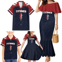 Custom Baseball Titanes Florida Family Matching Mermaid Dress and Hawaiian Shirt Puerto Rico Boys Come On