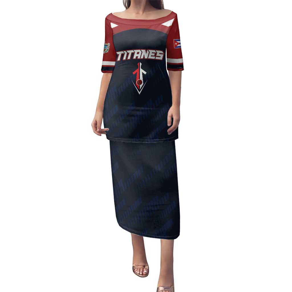 Custom Baseball Titanes Florida Family Matching Puletasi and Hawaiian Shirt Puerto Rico Boys Come On