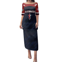 Custom Baseball Titanes Florida Family Matching Puletasi and Hawaiian Shirt Puerto Rico Boys Come On