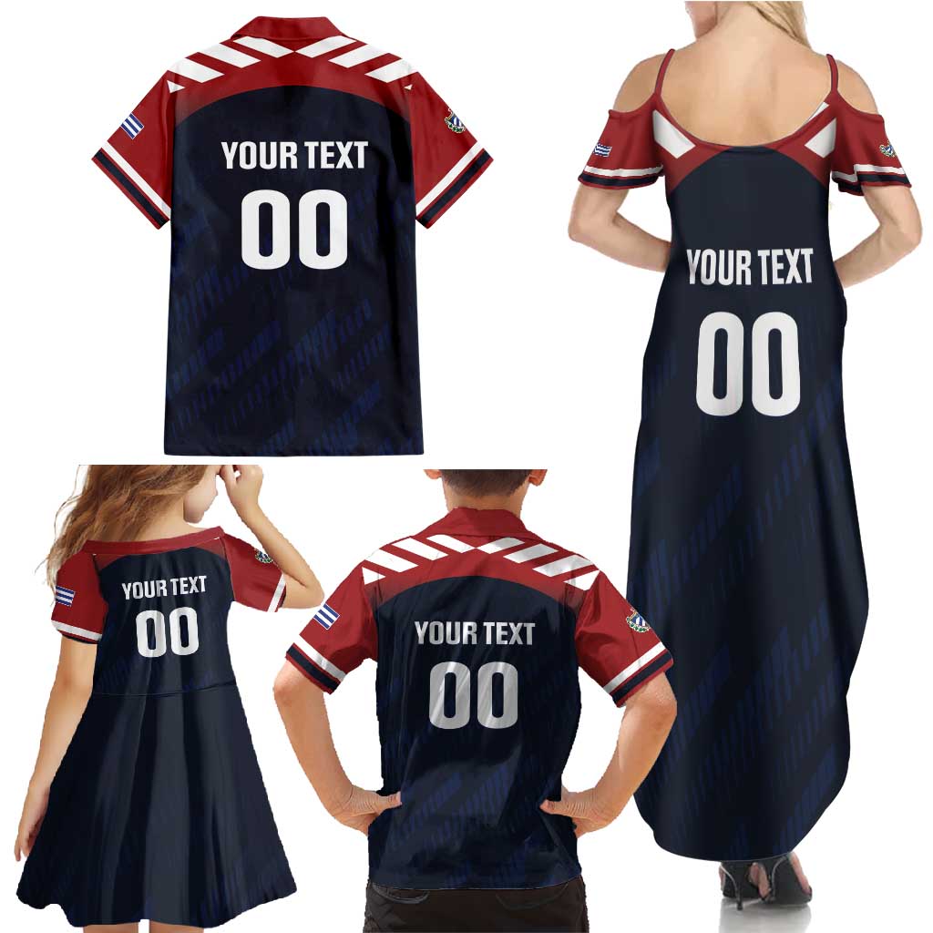 Custom Baseball Titanes Florida Family Matching Summer Maxi Dress and Hawaiian Shirt Puerto Rico Boys Come On