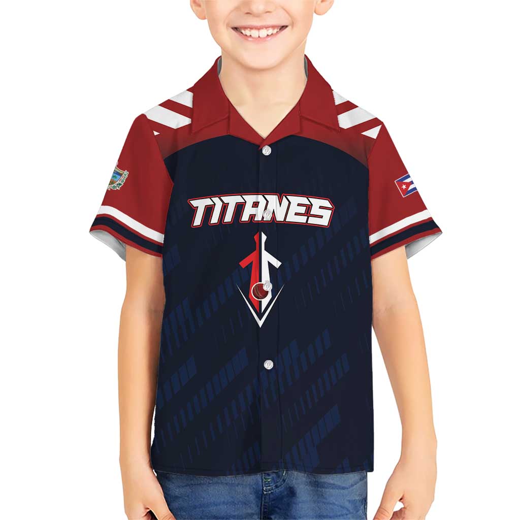 Custom Baseball Titanes Florida Kid Hawaiian Shirt Puerto Rico Boys Come On
