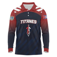Custom Baseball Titanes Florida Long Sleeve Polo Shirt Puerto Rico Boys Come On