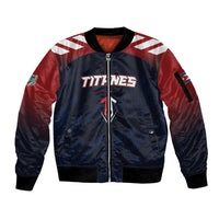 Custom Baseball Titanes Florida Sleeve Zip Bomber Jacket Puerto Rico Boys Come On