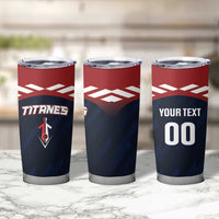 Custom Baseball Titanes Florida Tumbler Cup Puerto Rico Boys Come On