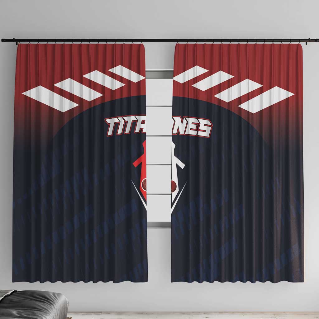 Baseball Titanes Florida Window Curtain Puerto Rico Boys Come On
