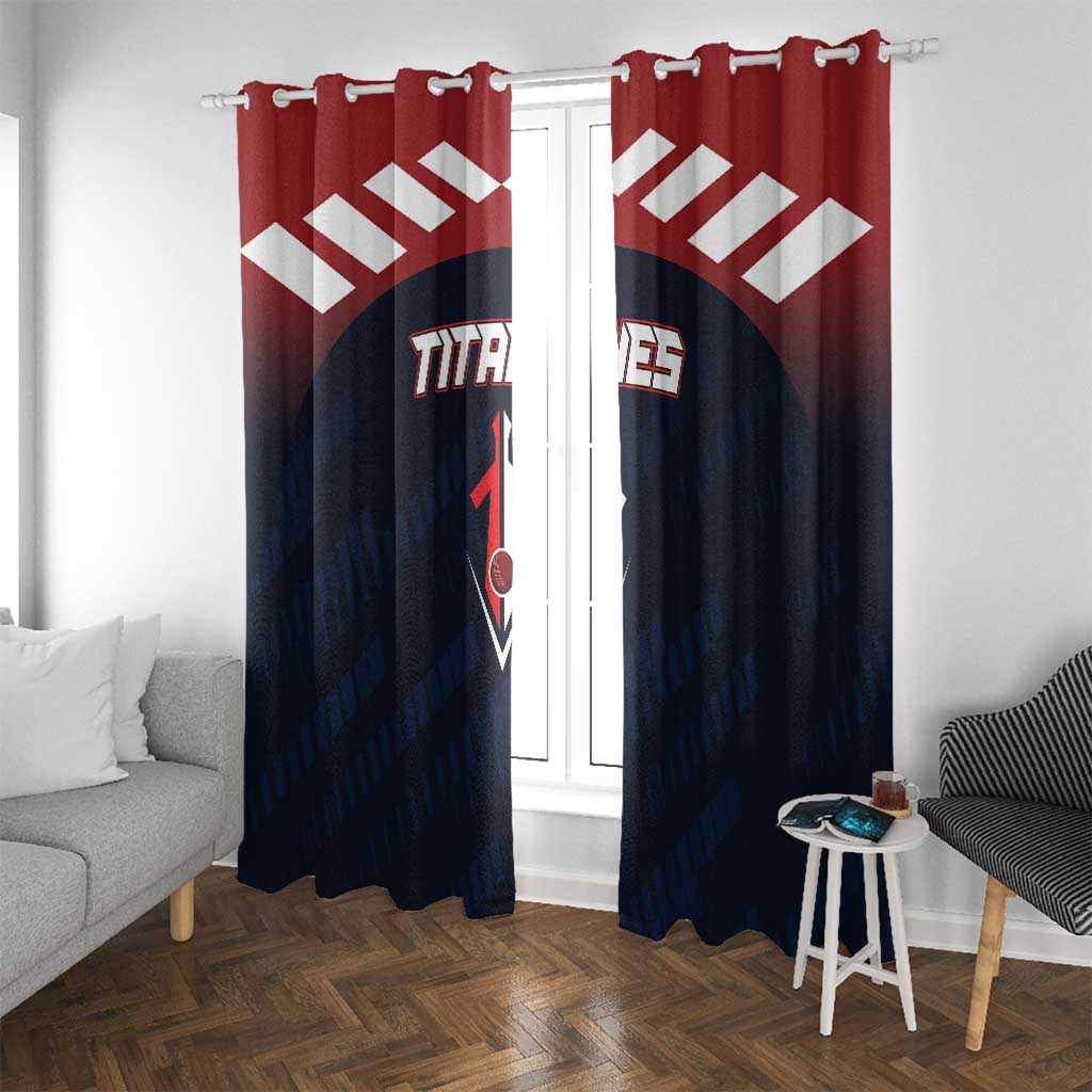 Baseball Titanes Florida Window Curtain Puerto Rico Boys Come On