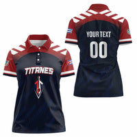 Custom Baseball Titanes Florida Women Polo Shirt Puerto Rico Boys Come On